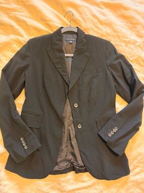 BANANA REPUBLIC  Women's Black Wool Blazer Sz 8